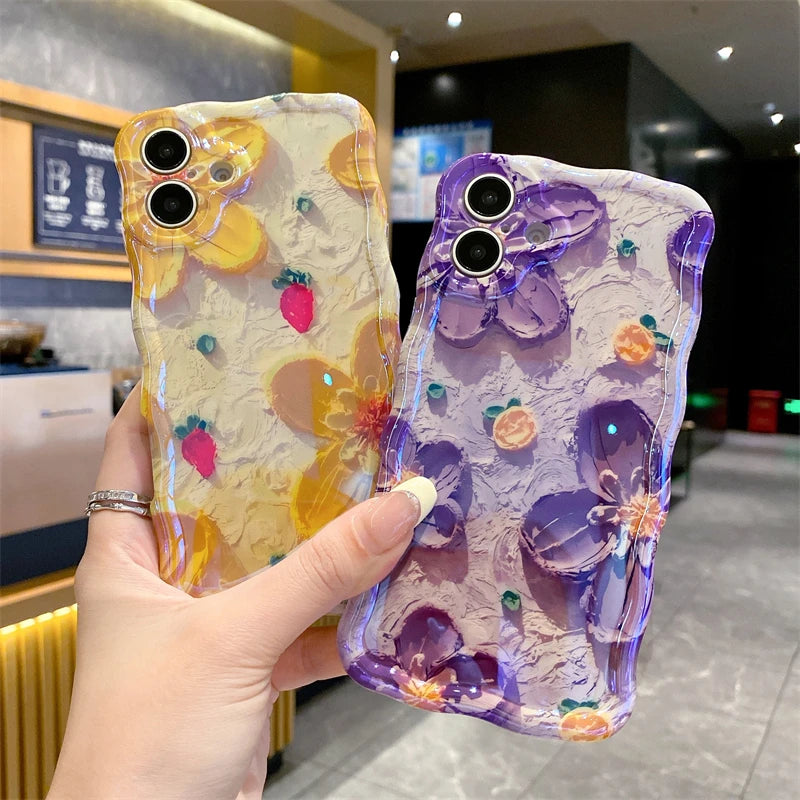 Floral iPhone Case - wavy 2