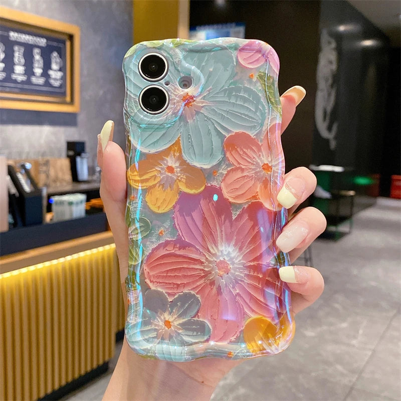 Floral iPhone Case - wavy 2