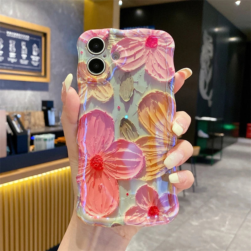 Floral iPhone Case - wavy 2