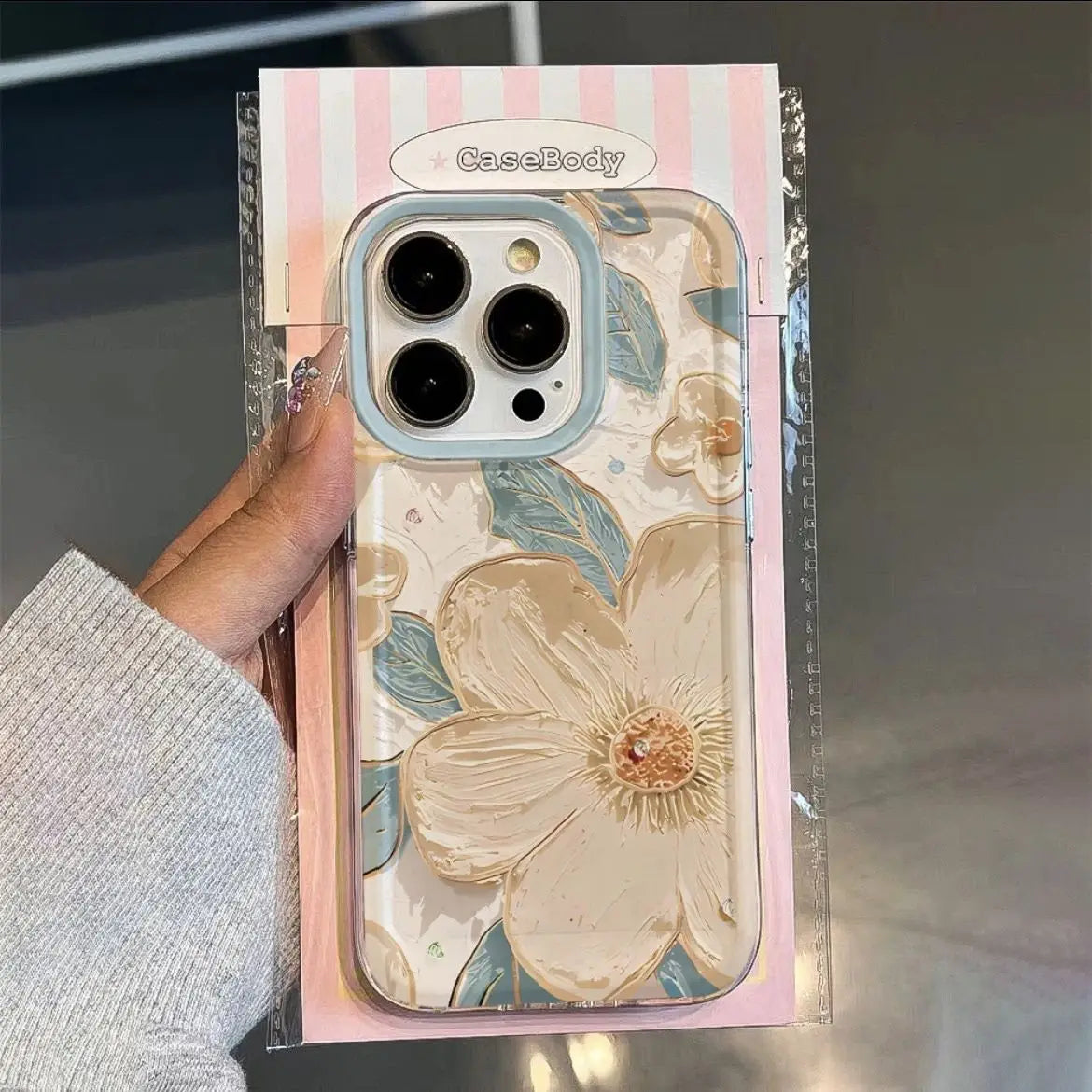 Flower Painting iPhone Case #2