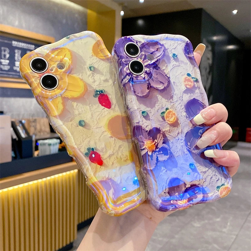 Floral iPhone Case - wavy 2